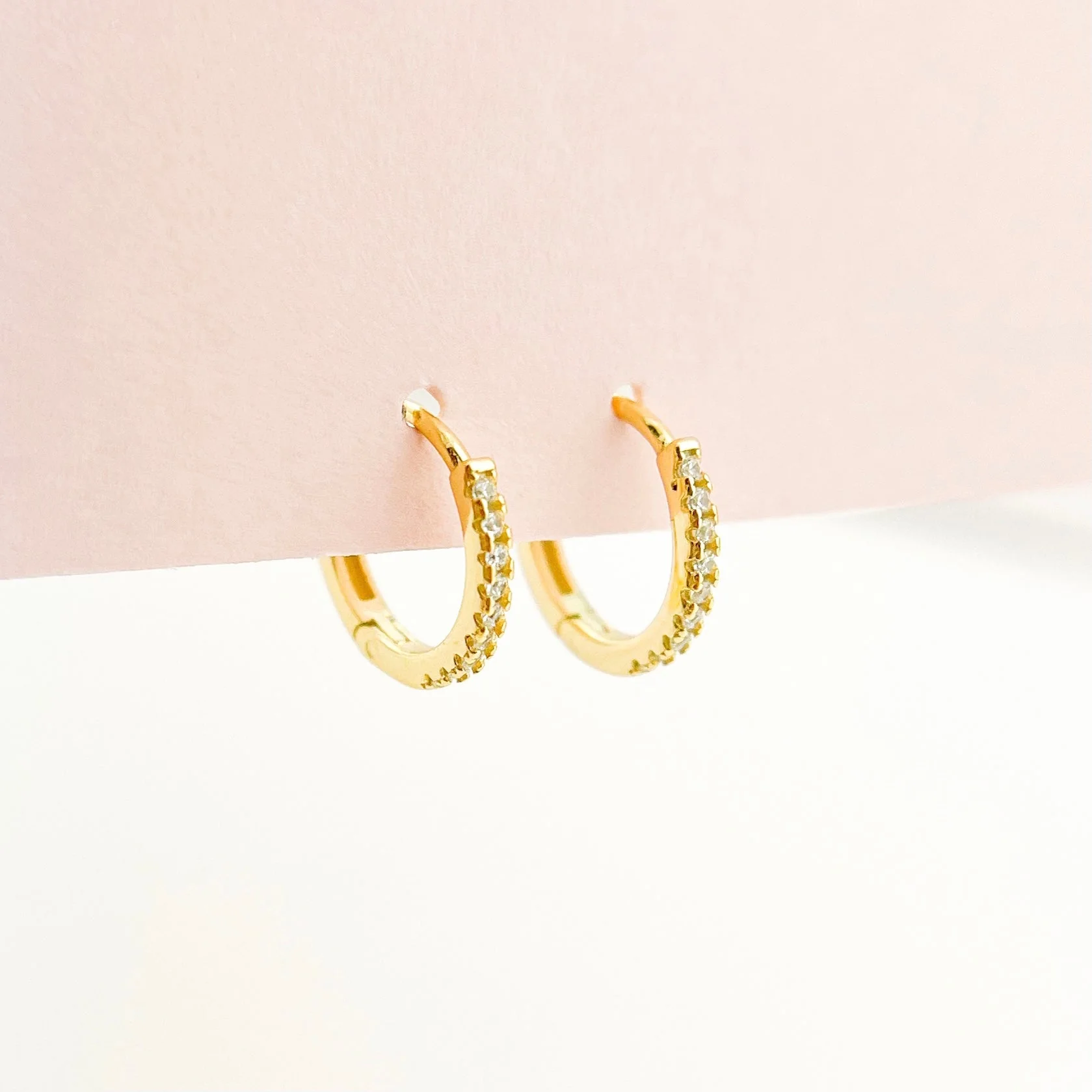 Adeline Hoops in Gold - Image 7