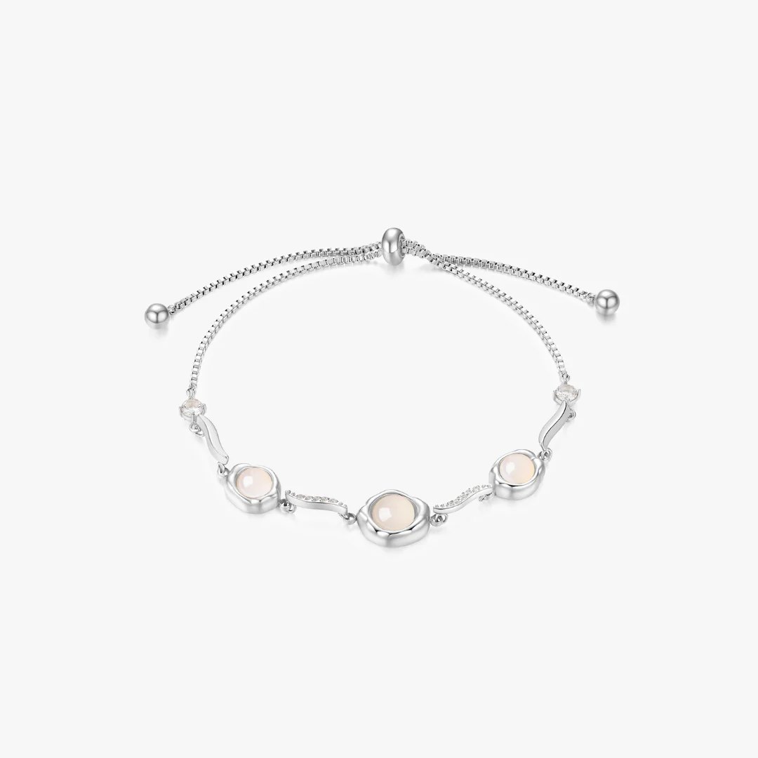 Anna Trio Gem Adjustable Bracelet - Image 3