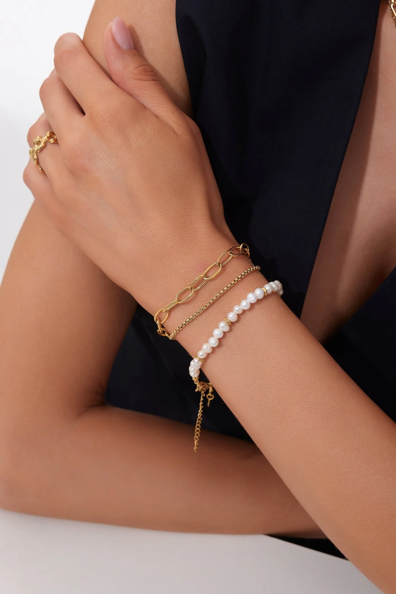 Athena Pearl Bracelet (Greek Inspired Collection) - Image 3