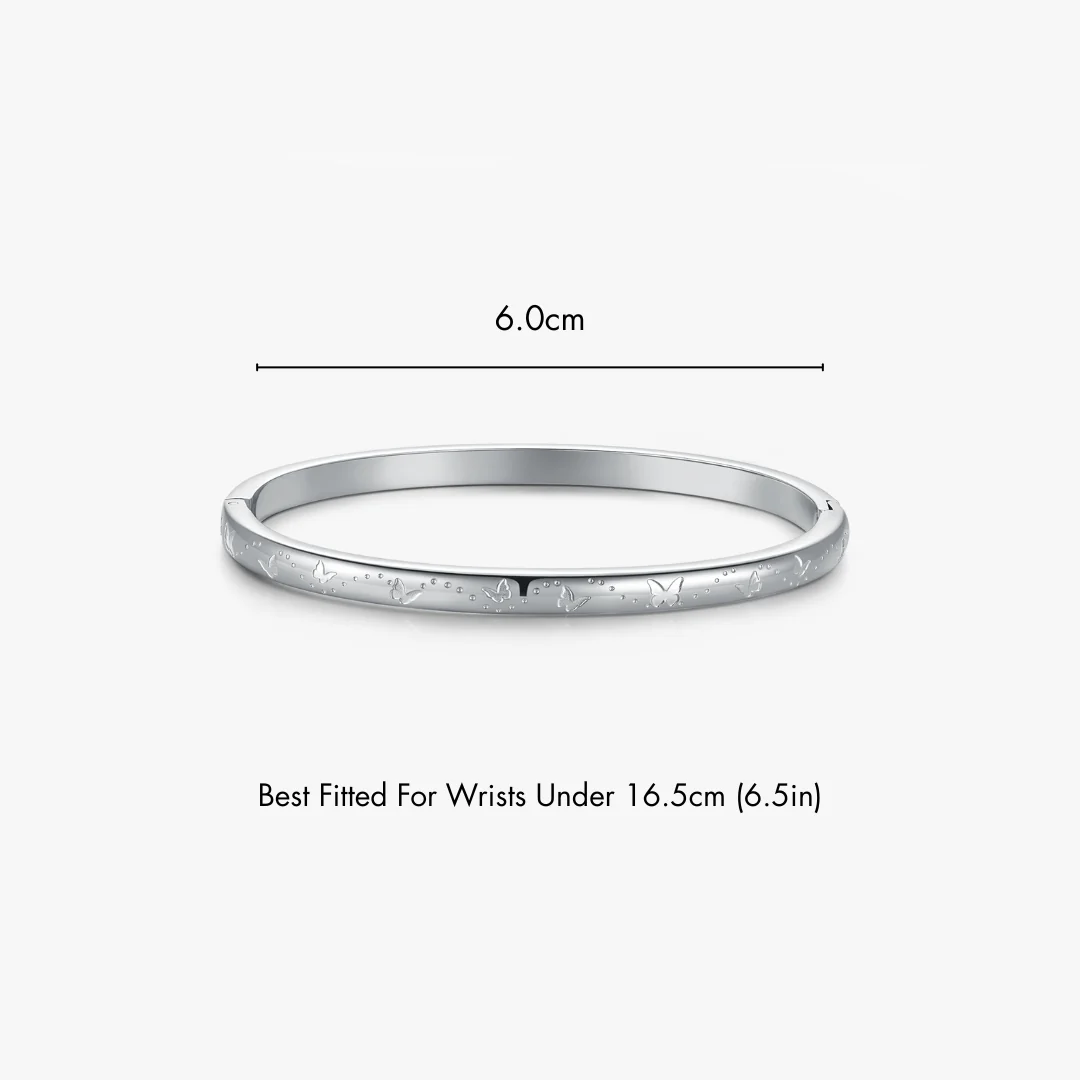 Butterfly Stacker Cuff Bangle Bracelet - Image 10