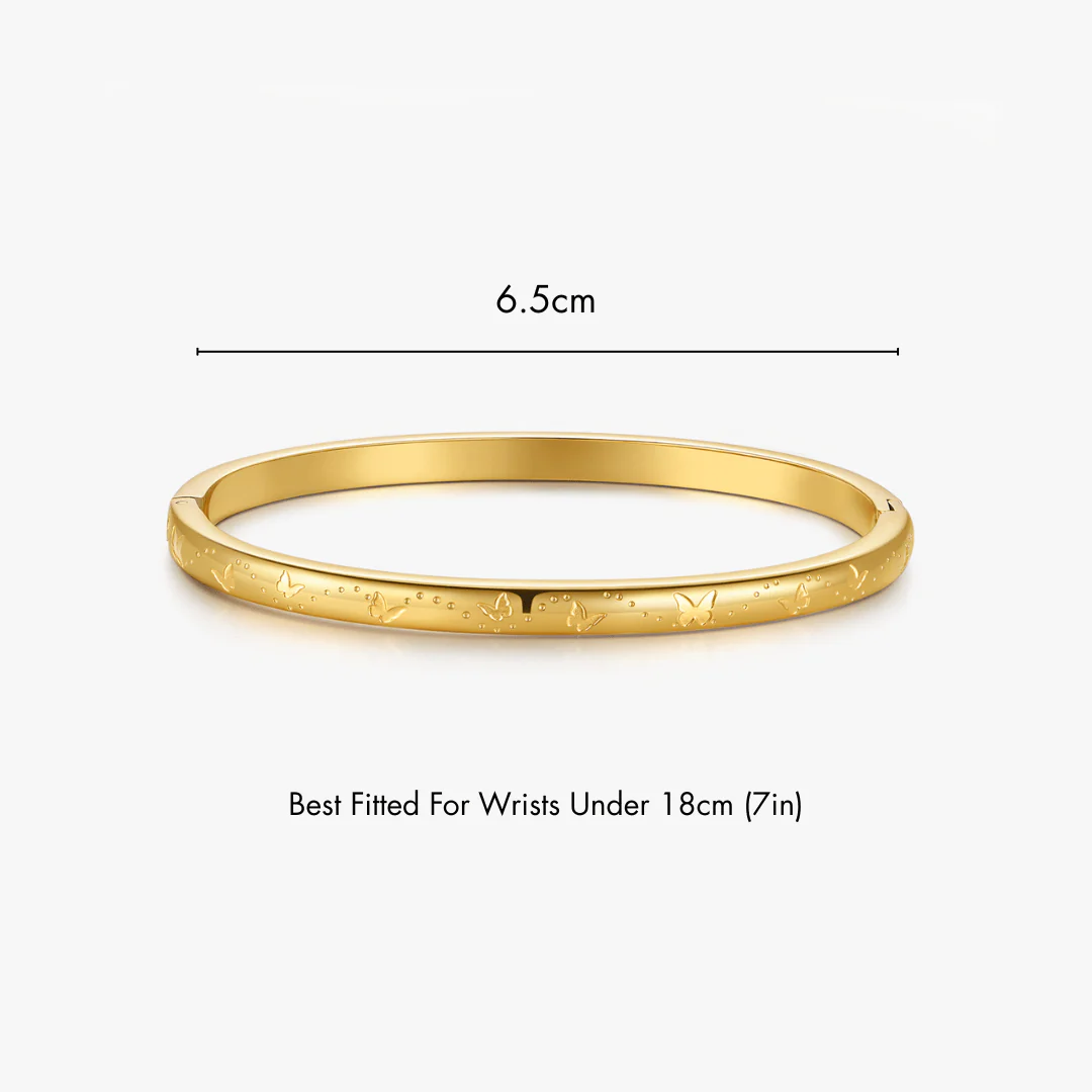Butterfly Stacker Cuff Bangle Bracelet - Image 7