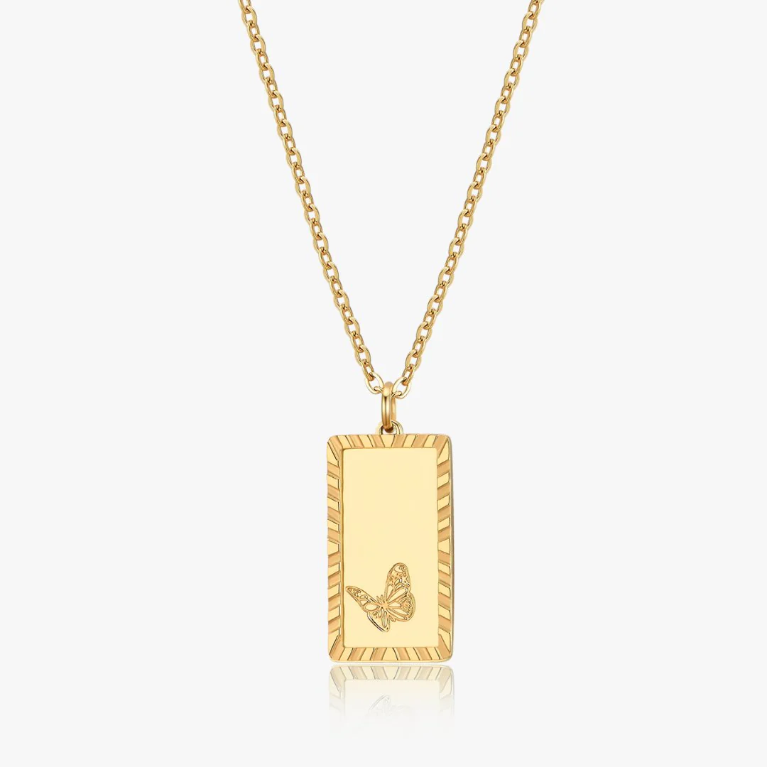 Butterfly Trio Necklace in Gold (Not A Set) - Image 10