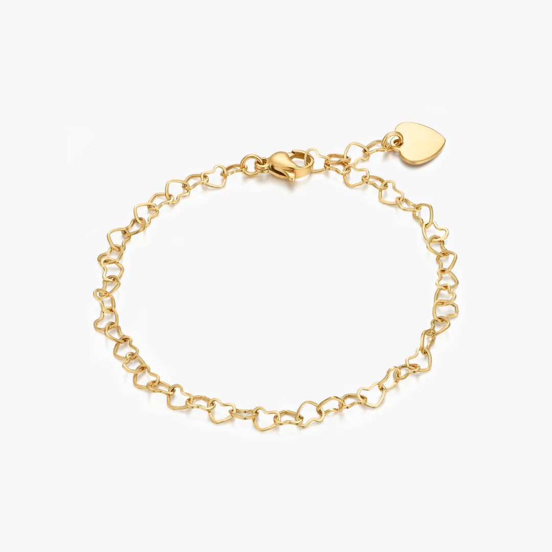 Celia Heart Chain Bracelet - Image 7