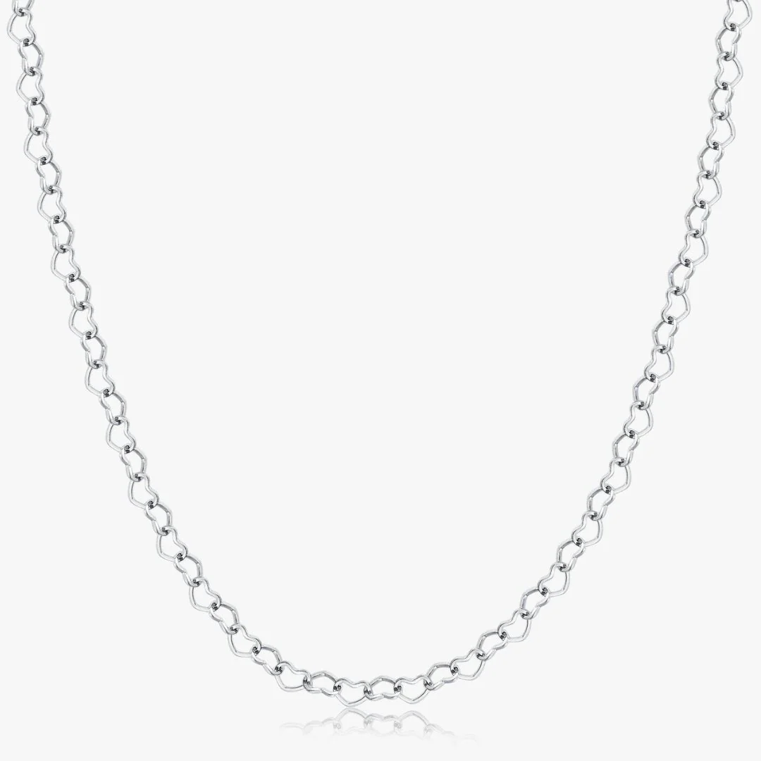 Celia Heart Chain Necklace - Image 6