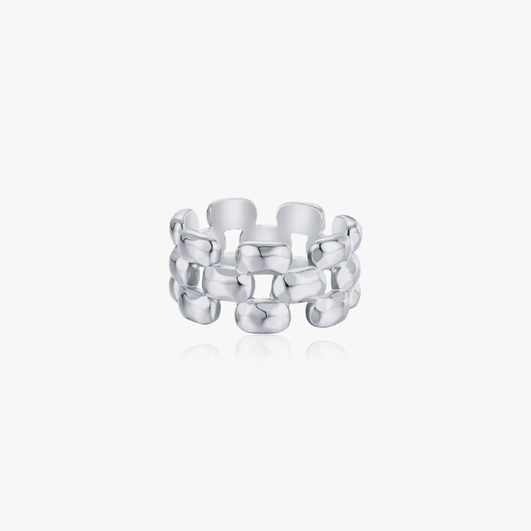 Chunky Link Chain Ring (Greek Inspired Collection) - Image 6