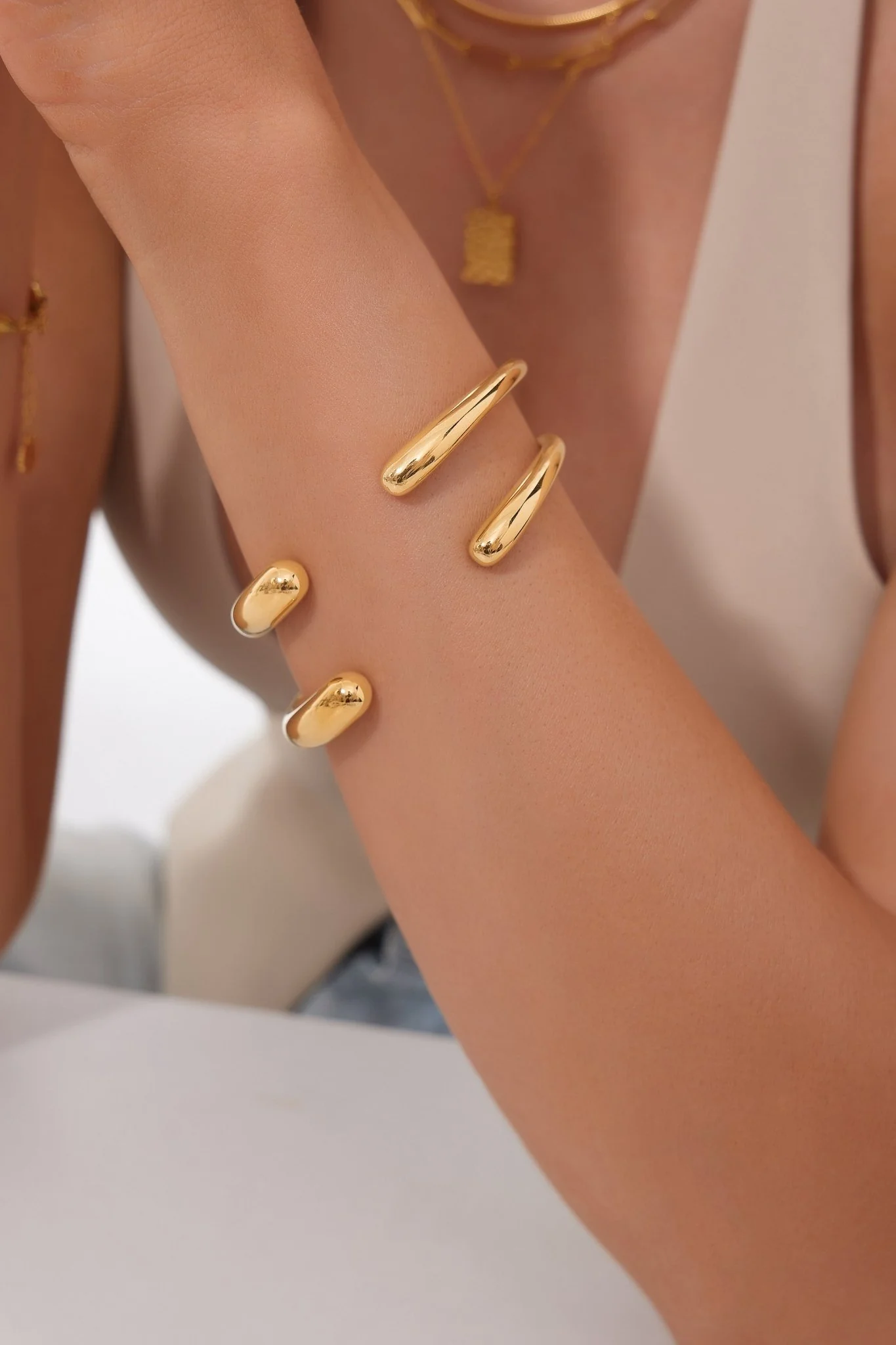 Classic Cuff Bracelet (Greek Inspired Collection) - Image 5