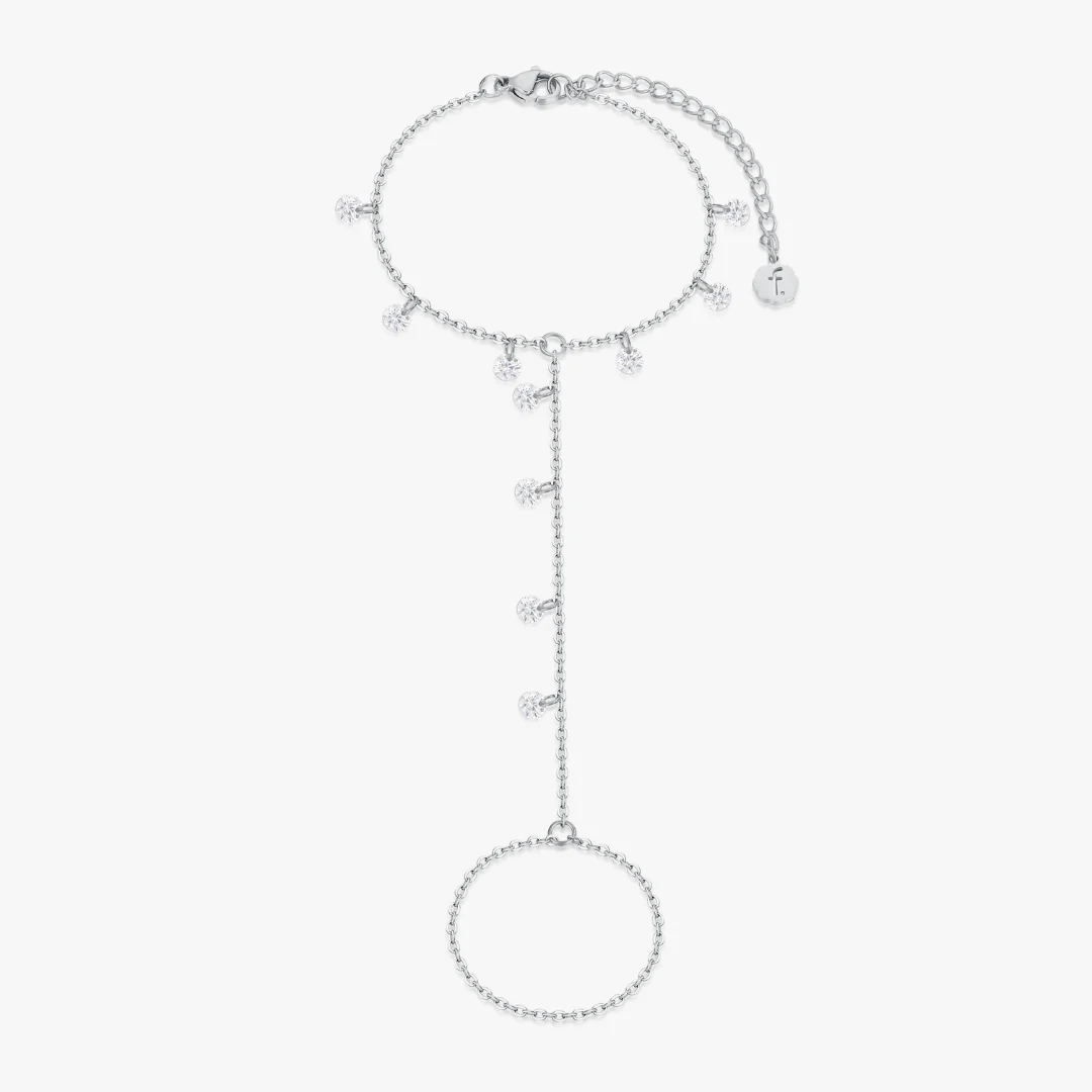 CZ Gem Hand Chain - Image 5
