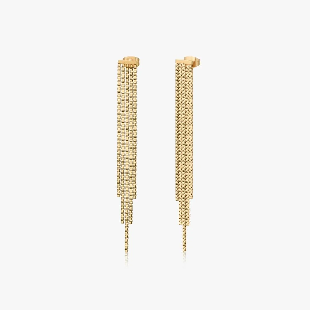Drop Chain Earrings - Image 3