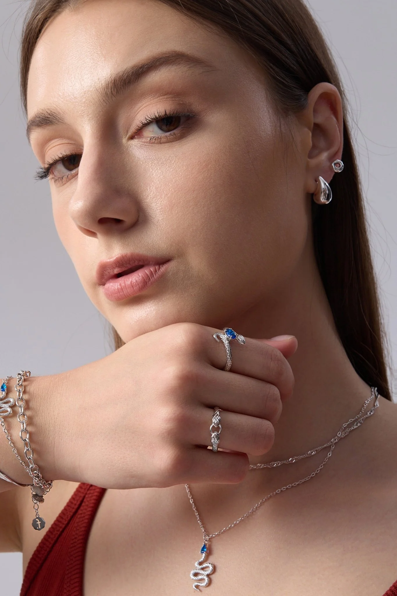 Dual Head Snake Ring - Image 5