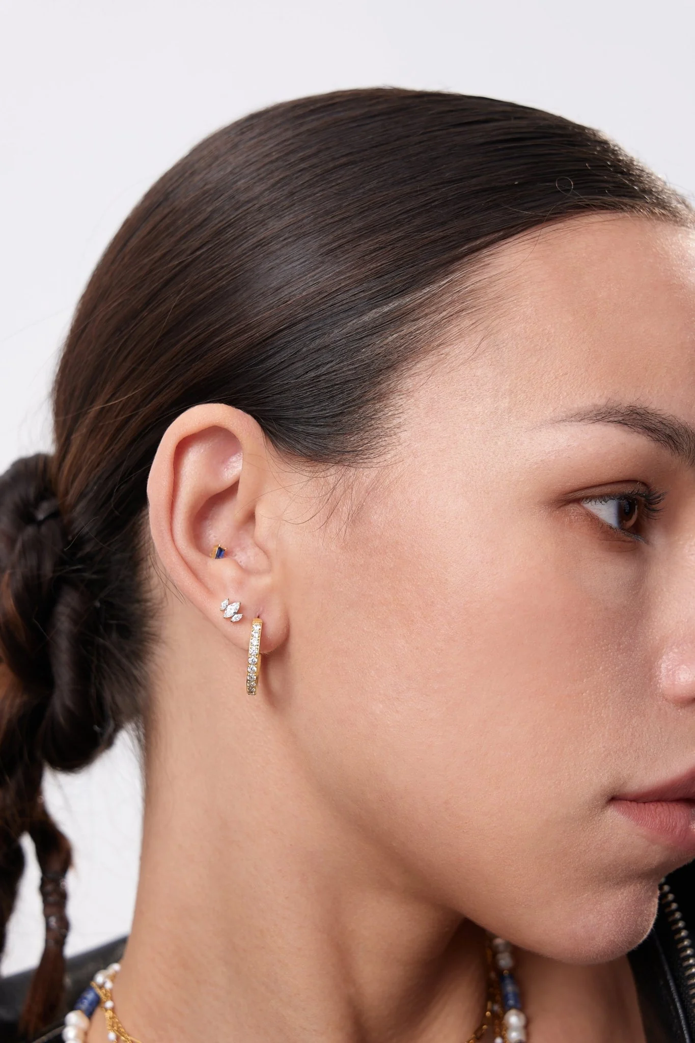 Everyday Medium CZ Hoops - Image 7