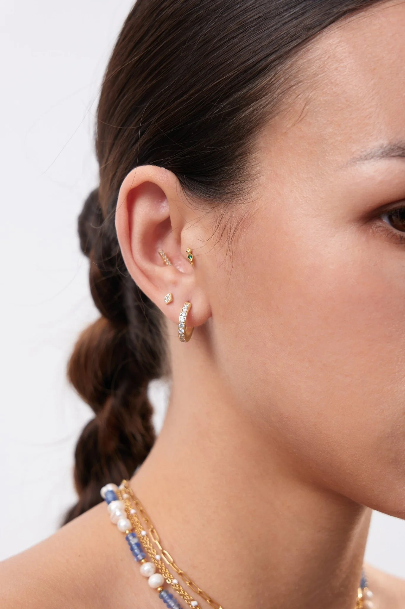Everyday Mini CZ Hoops - Image 3