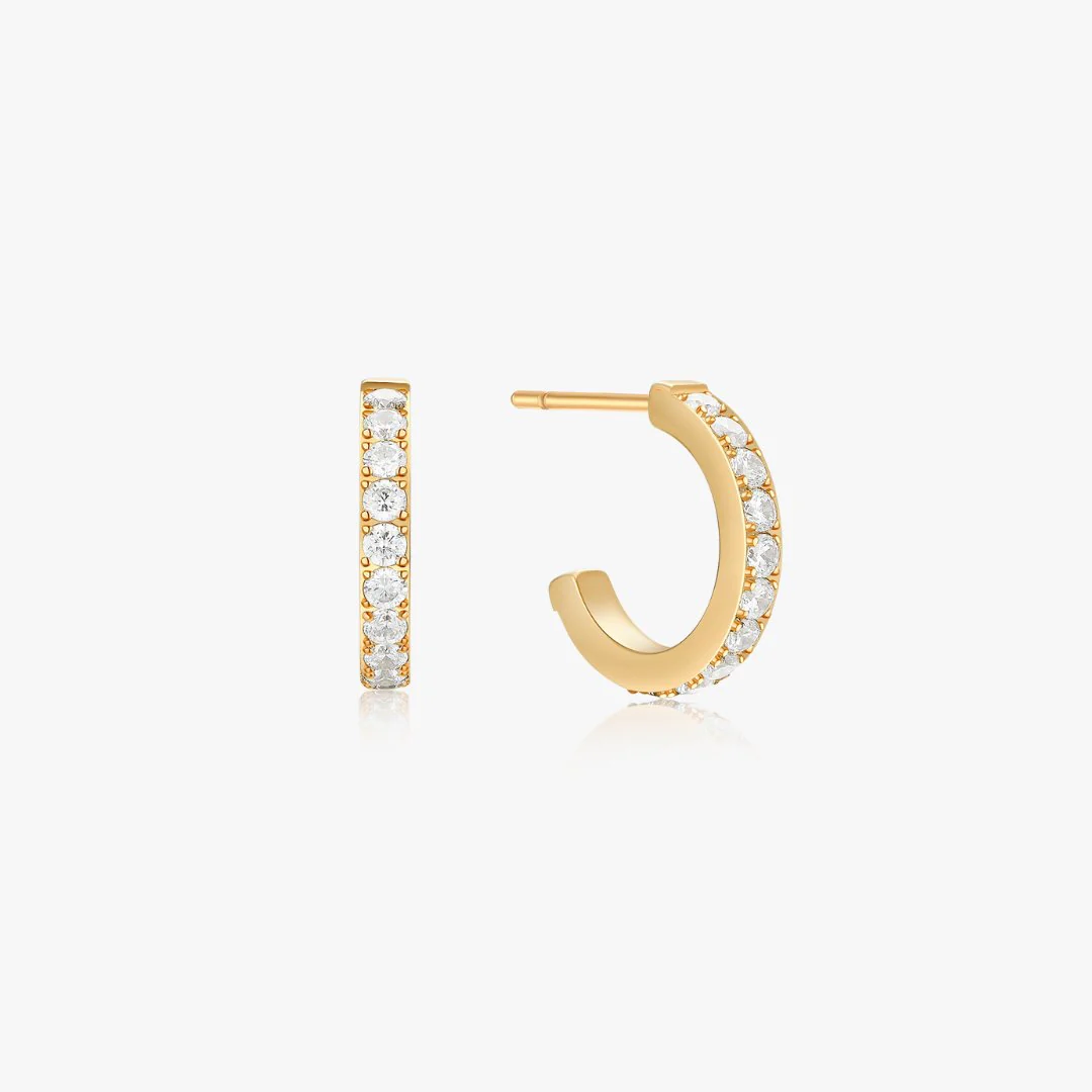 Everyday Mini CZ Hoops - Image 7
