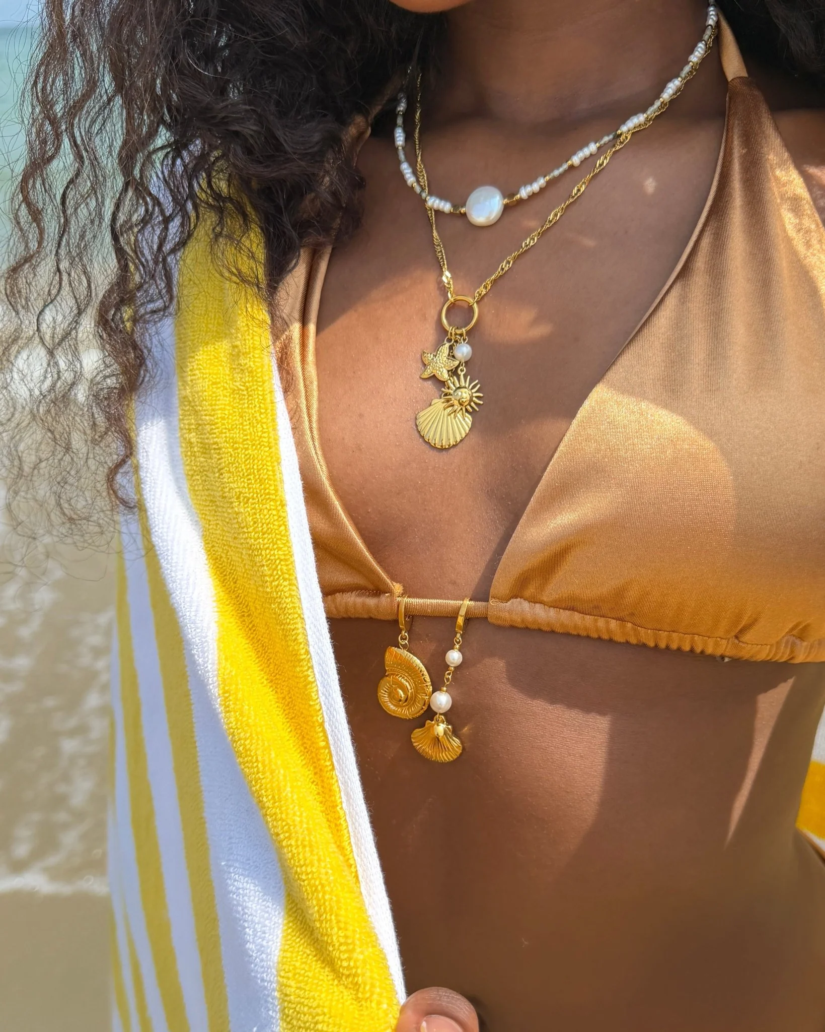 Golden Tides Charm Necklace - Image 2
