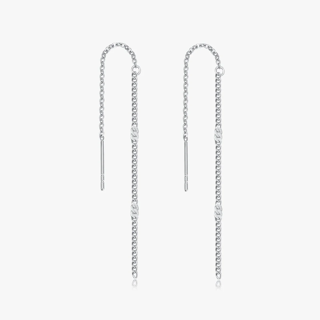 Hammered Threader Earrings - Image 8