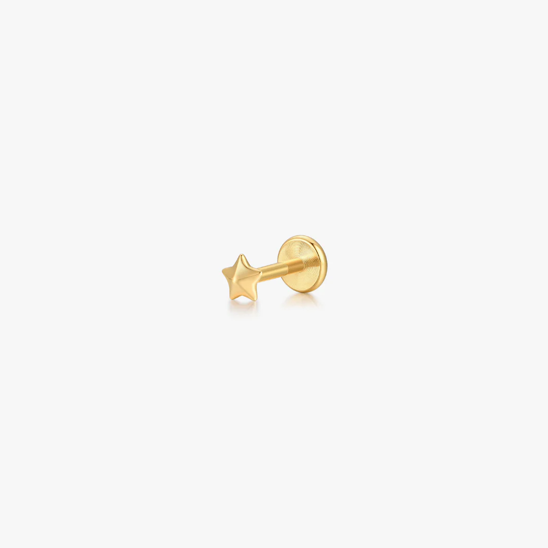 I'm A Star Titanium Flat Back Stud (Single) - Image 4