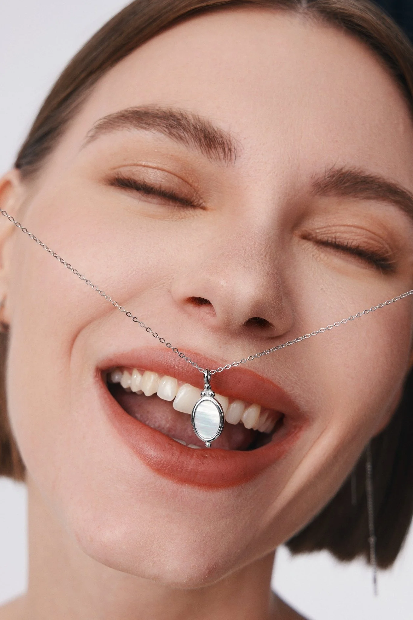 Isabel Mother of Pearl Necklace - Image 5