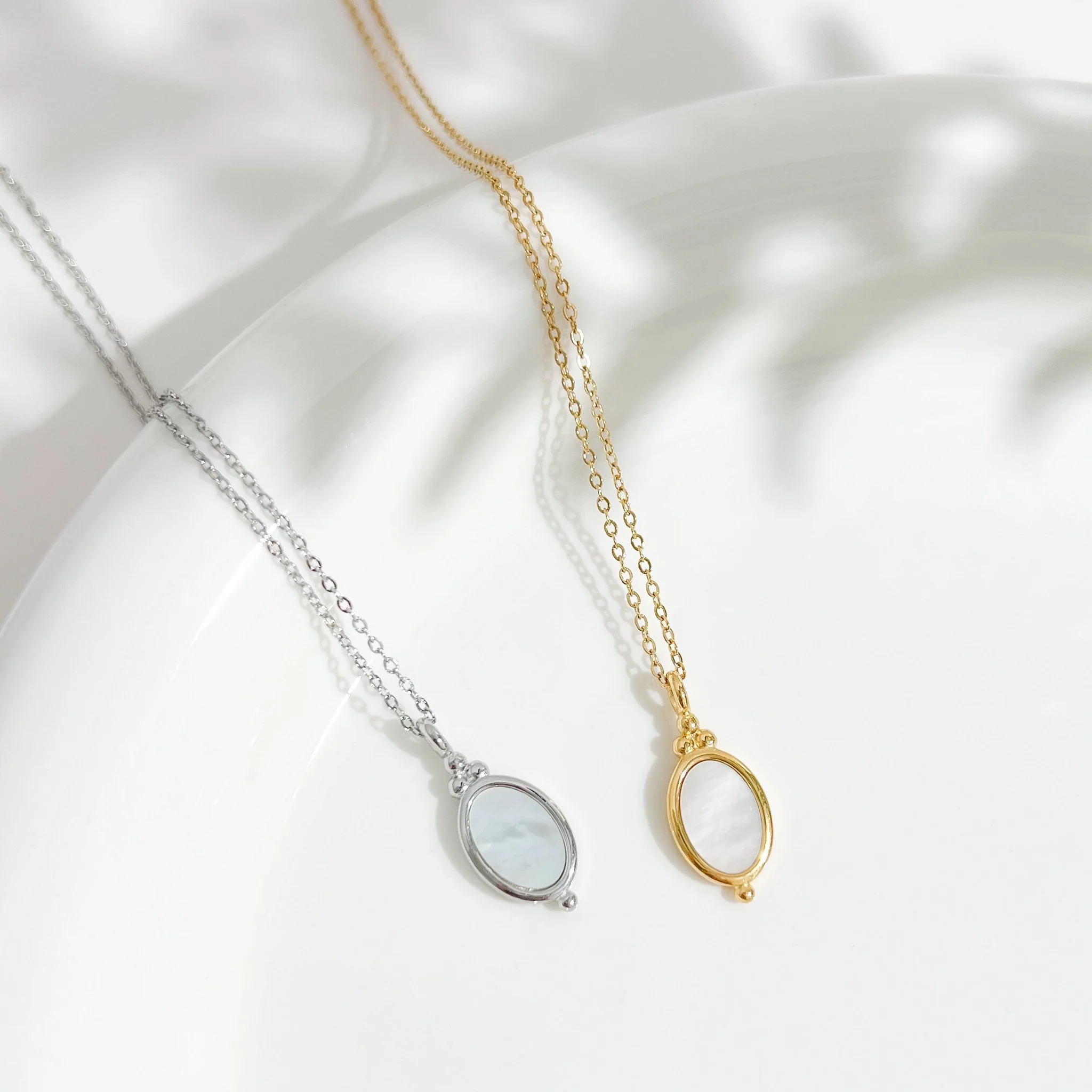 Isabel Mother of Pearl Necklace - Image 6
