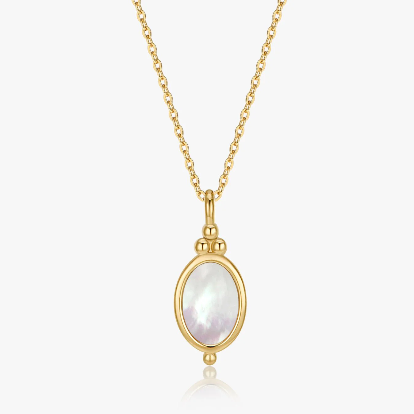 Isabel Mother of Pearl Necklace - Image 8
