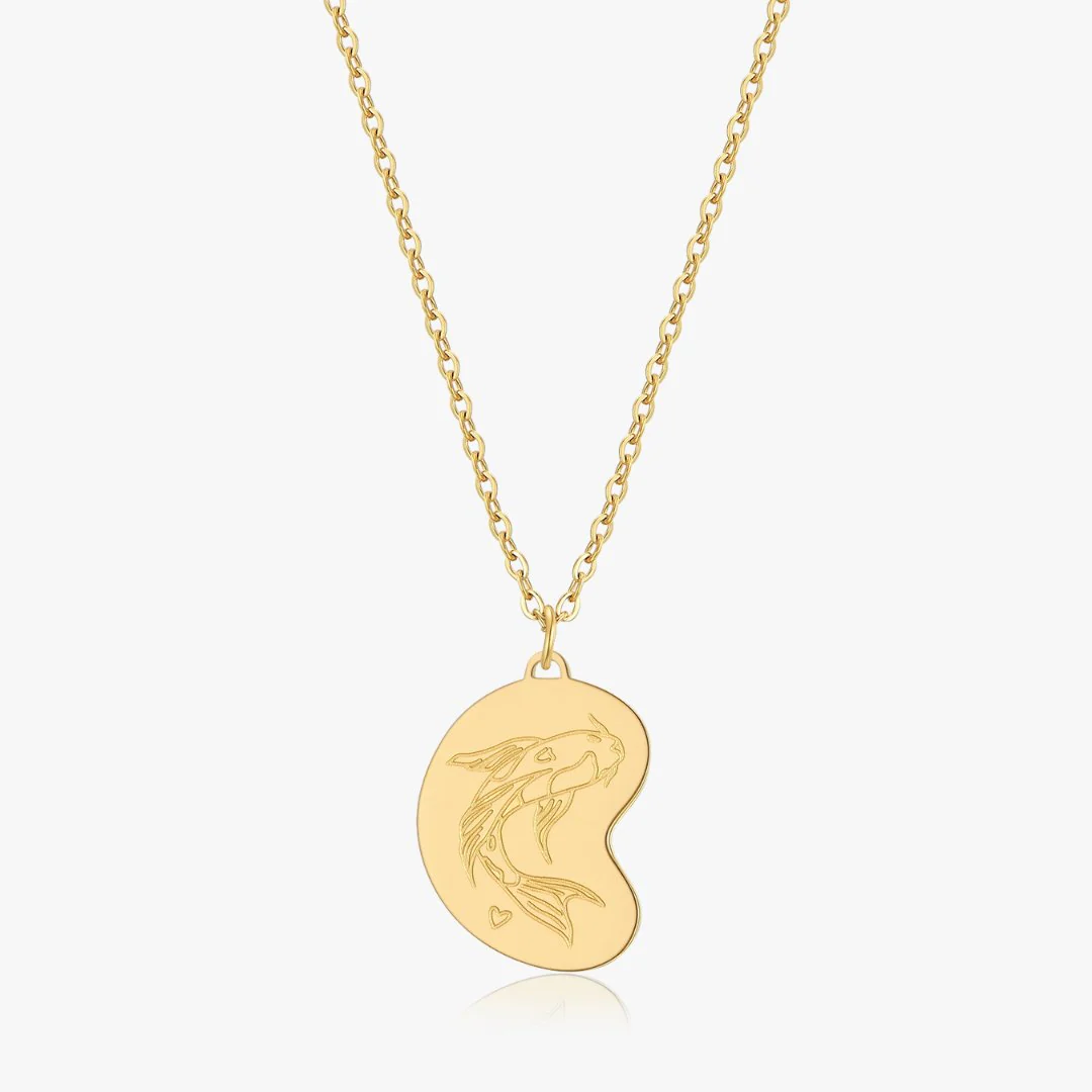 Koi Fish Duo Necklace 2.0 in Gold (Not A Set) - Image 5