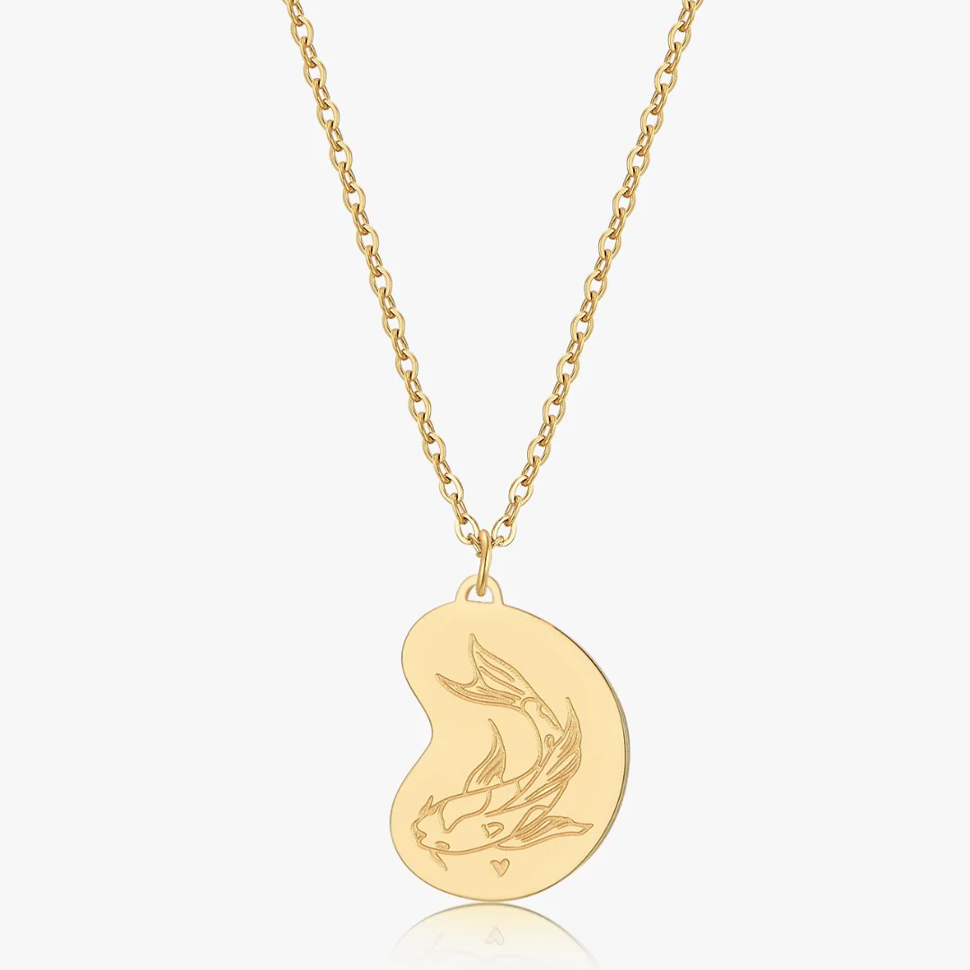 Koi Fish Duo Necklace 2.0 in Gold (Not A Set) - Image 6