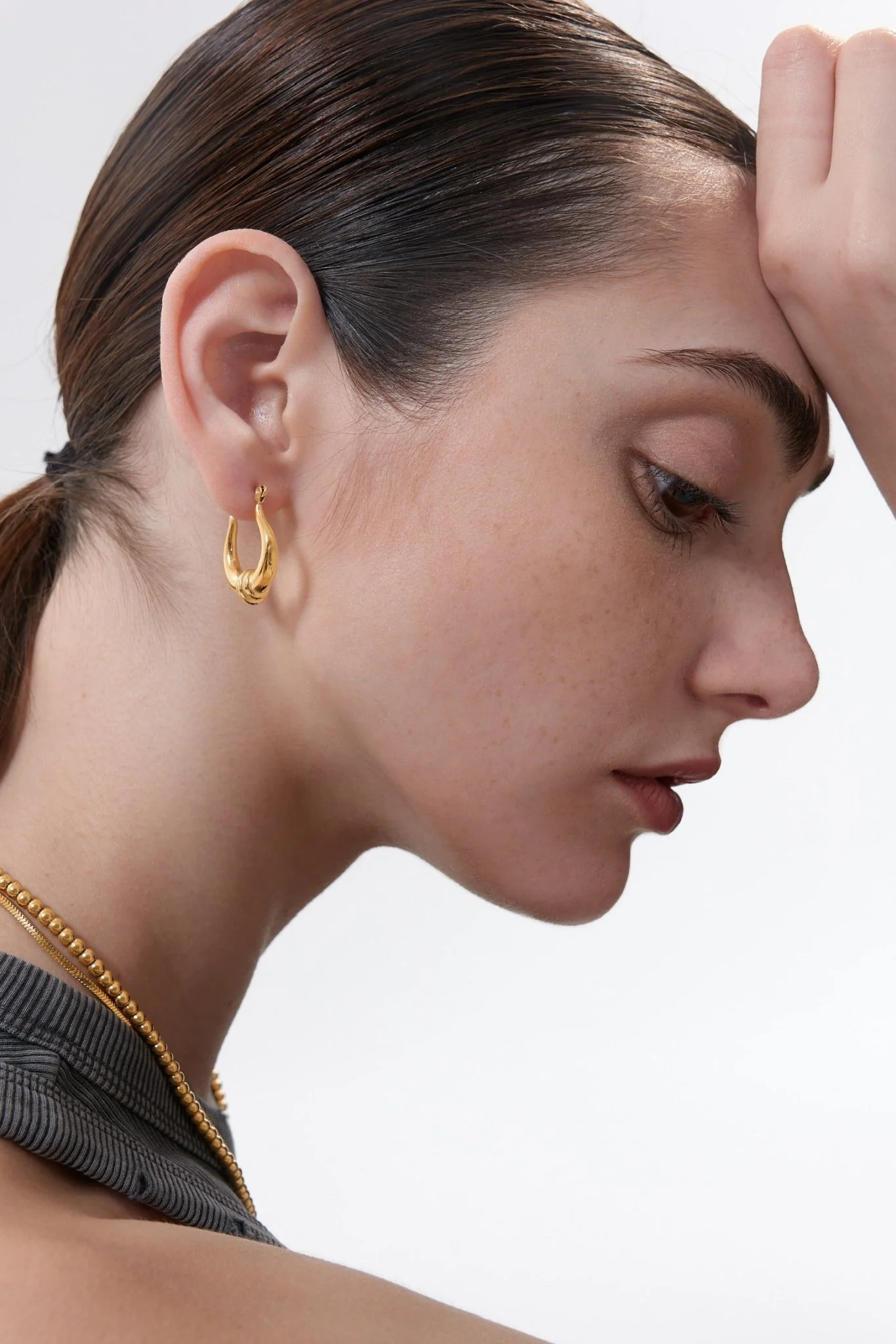 Lyre Hoops (Greek Inspired Collection) - Image 4