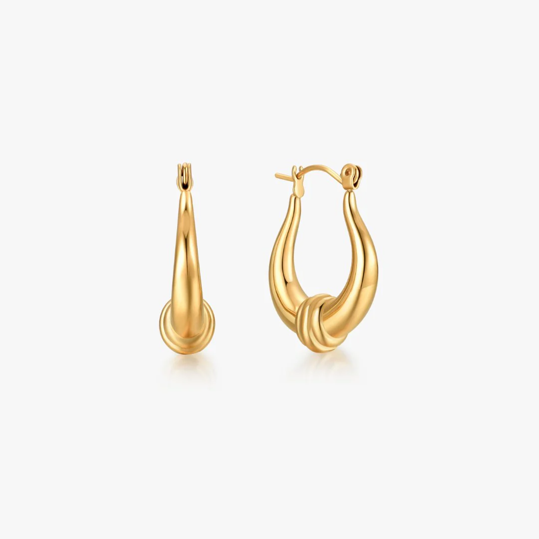 Lyre Hoops (Greek Inspired Collection) - Image 6
