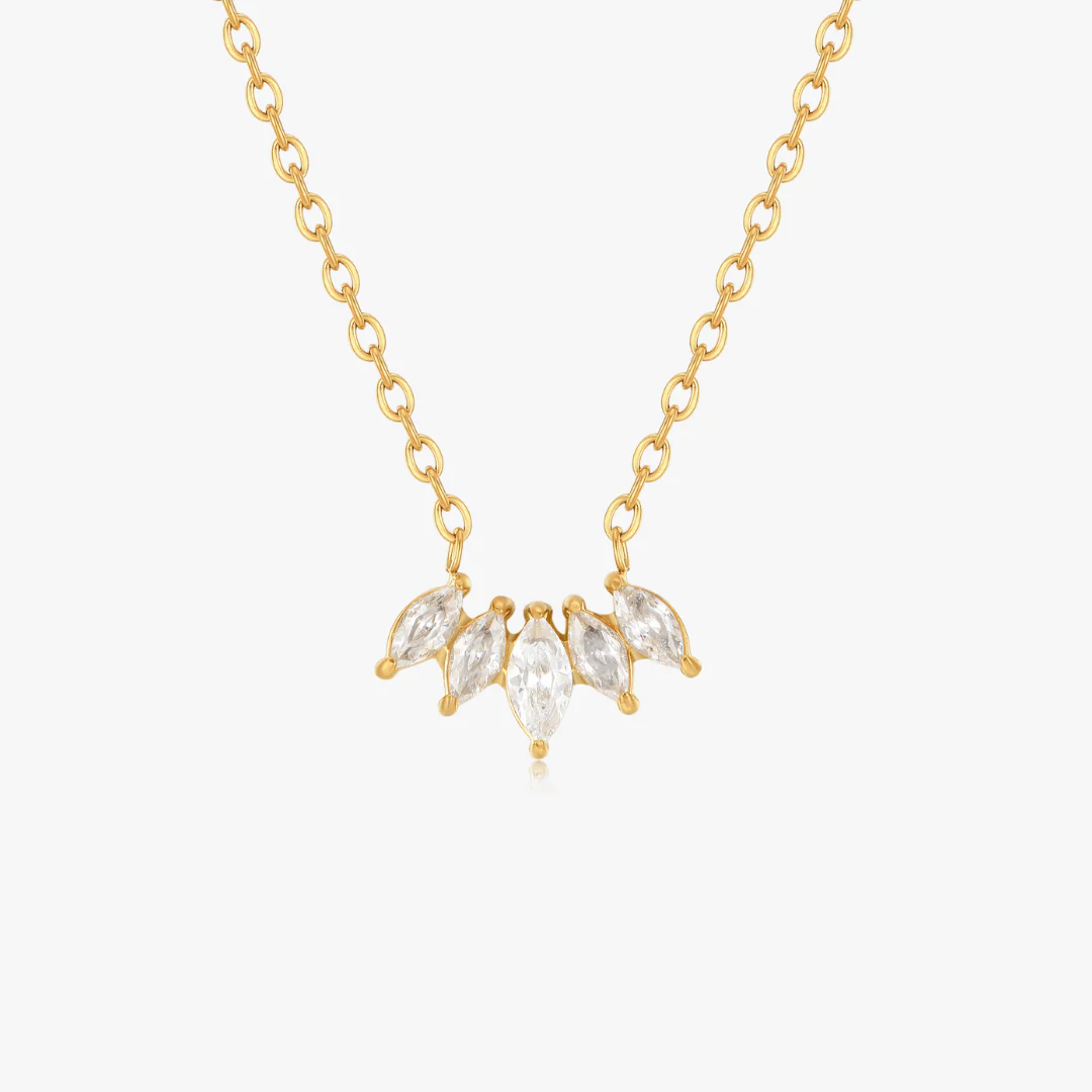 Marquise Gem Necklace - Image 4