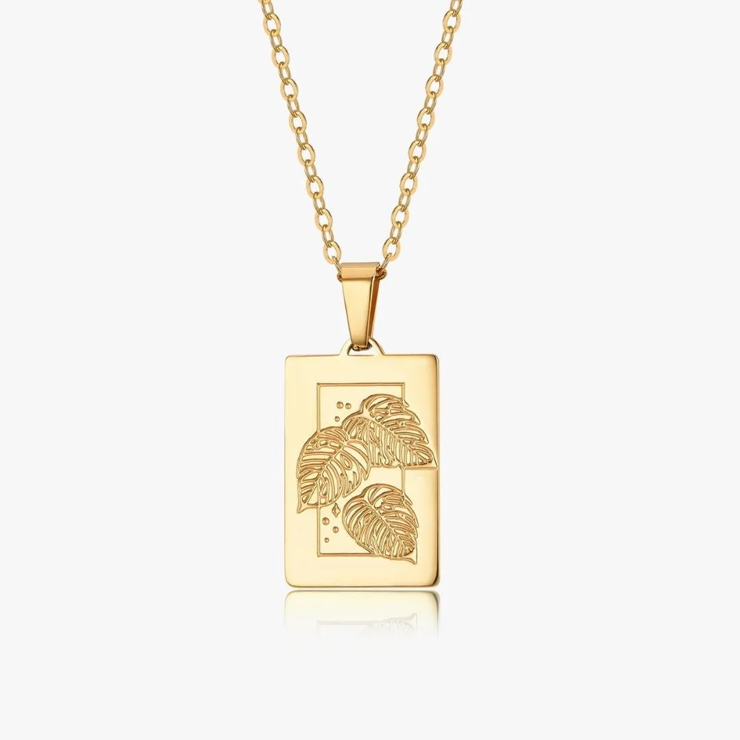 Monstera Necklace (Nature’s Divinity Collection) - Image 8