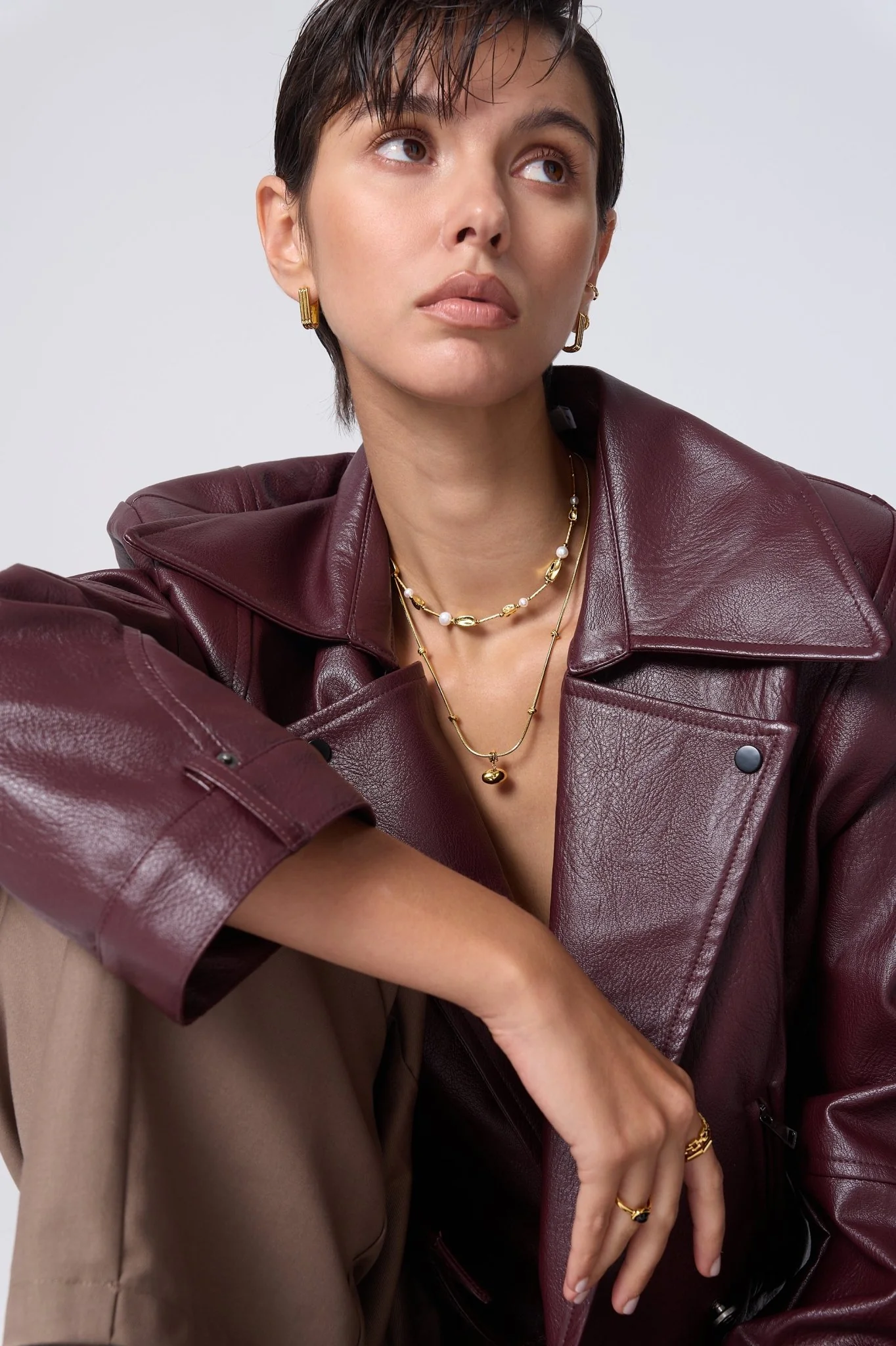 Milena Beaded Pearl Necklace - Image 9