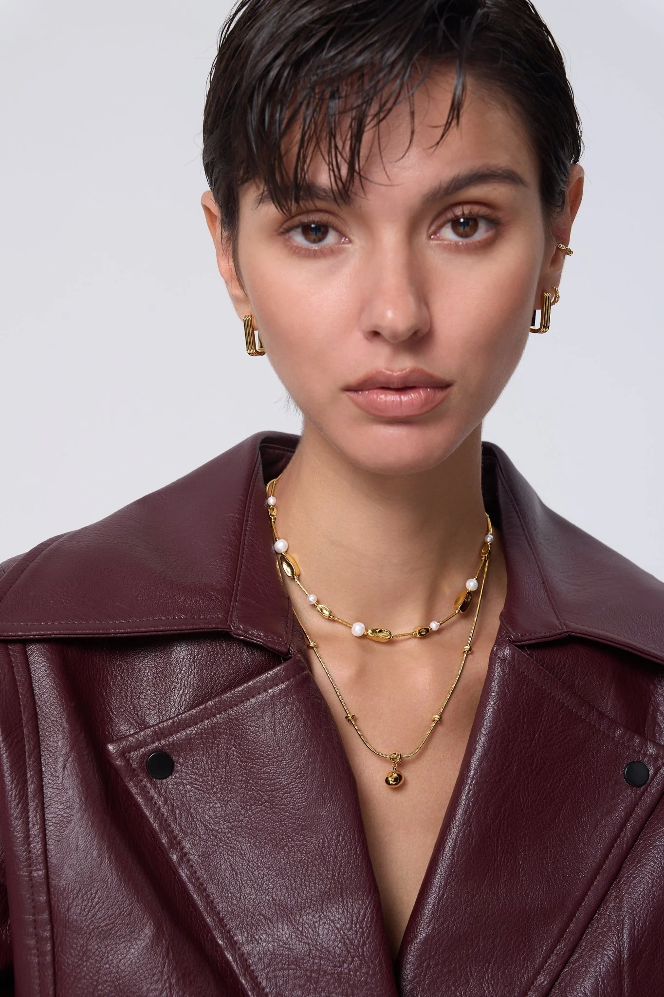 Milena Beaded Pearl Necklace - Image 8