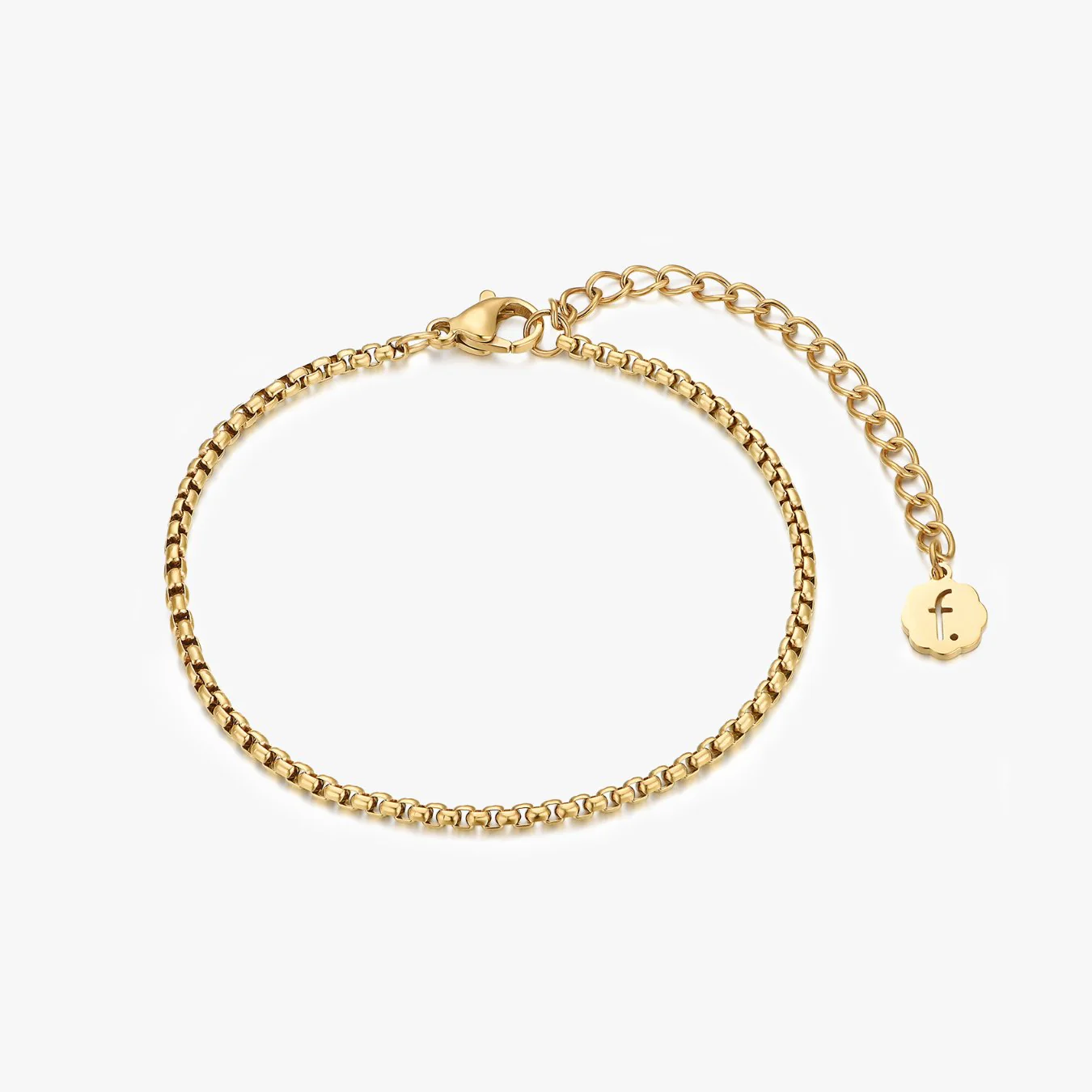 Round Box Chain Bracelet - Image 5