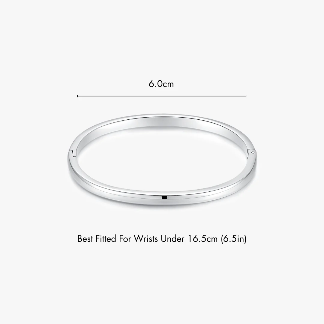 Simple Stacker Cuff Bangle Bracelet - Image 11