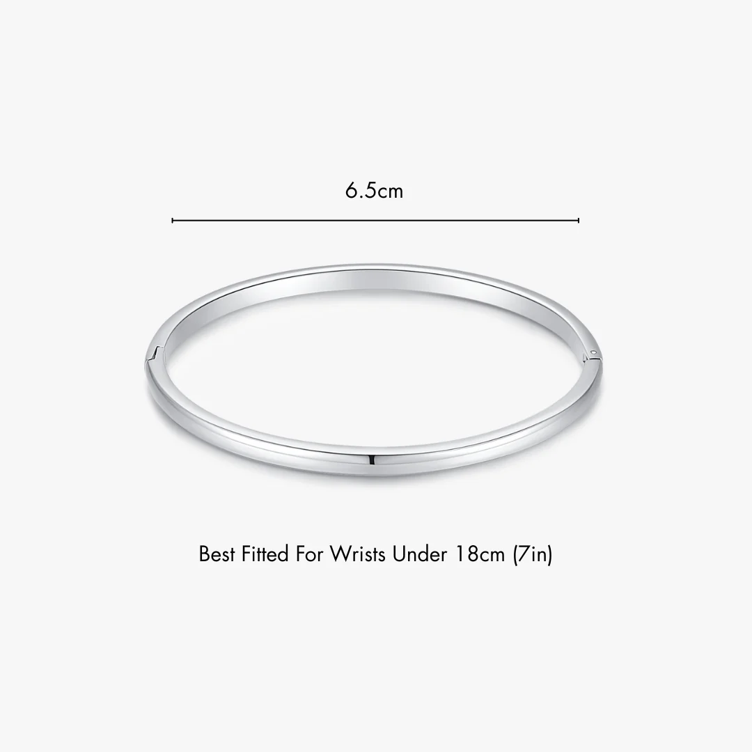 Simple Stacker Cuff Bangle Bracelet - Image 13