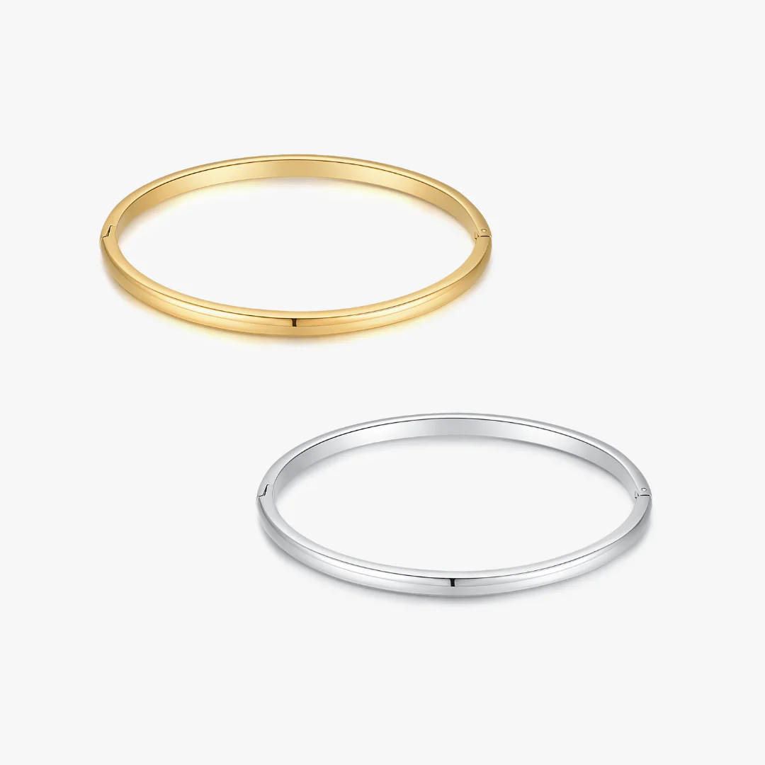 Simple Stacker Cuff Bangle Bracelet - Image 14