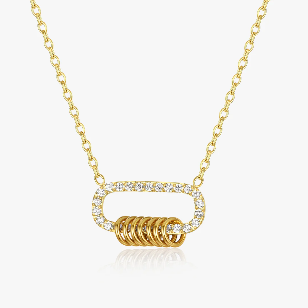 Sloane Stacked Loops Necklace - Image 5
