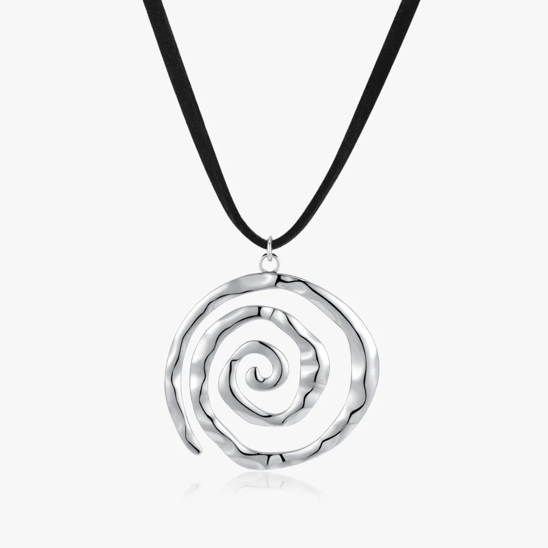 Spiral Adjustable Cord Necklace (Greek Inspired Collection) - Image 10