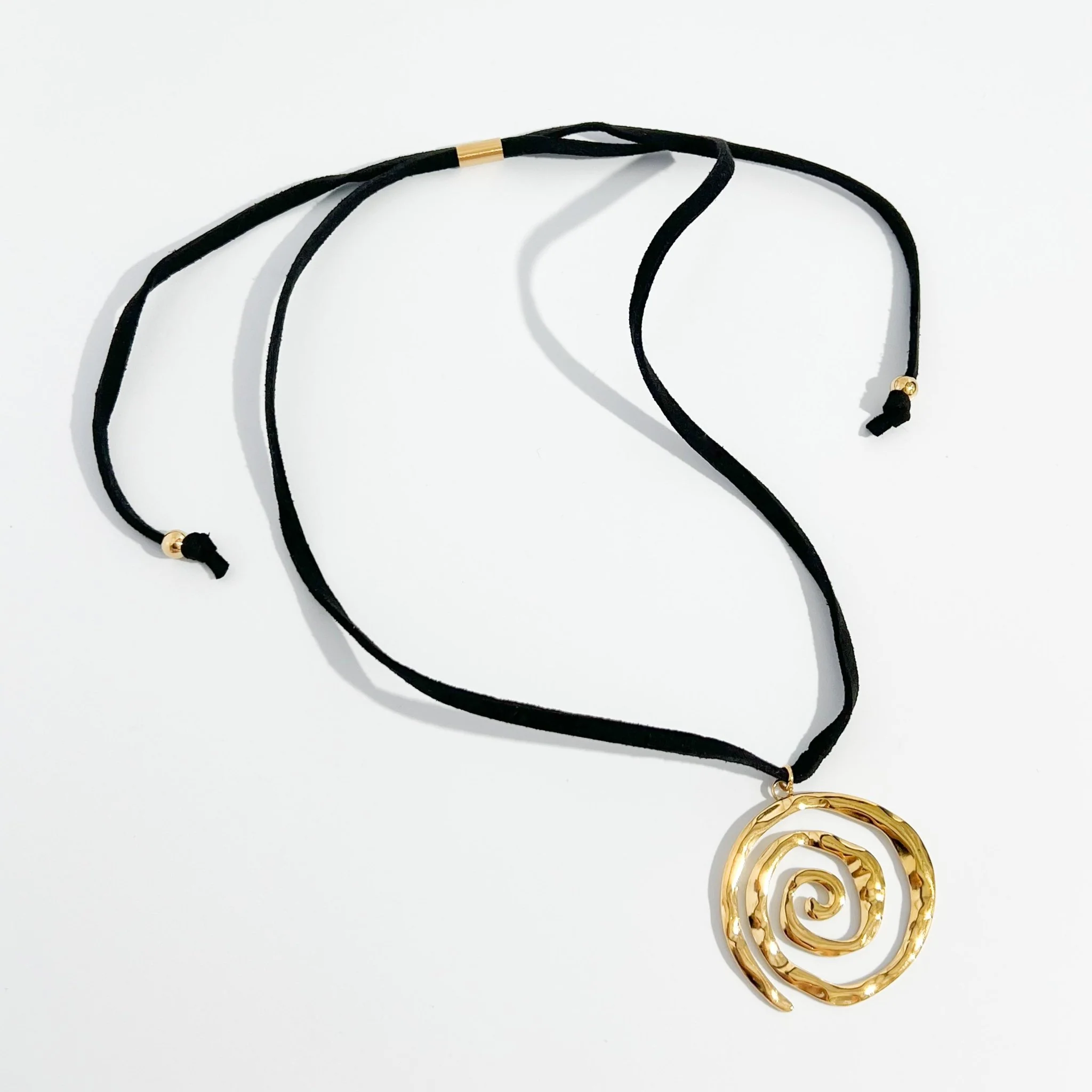 Spiral Adjustable Cord Necklace (Greek Inspired Collection) - Image 7