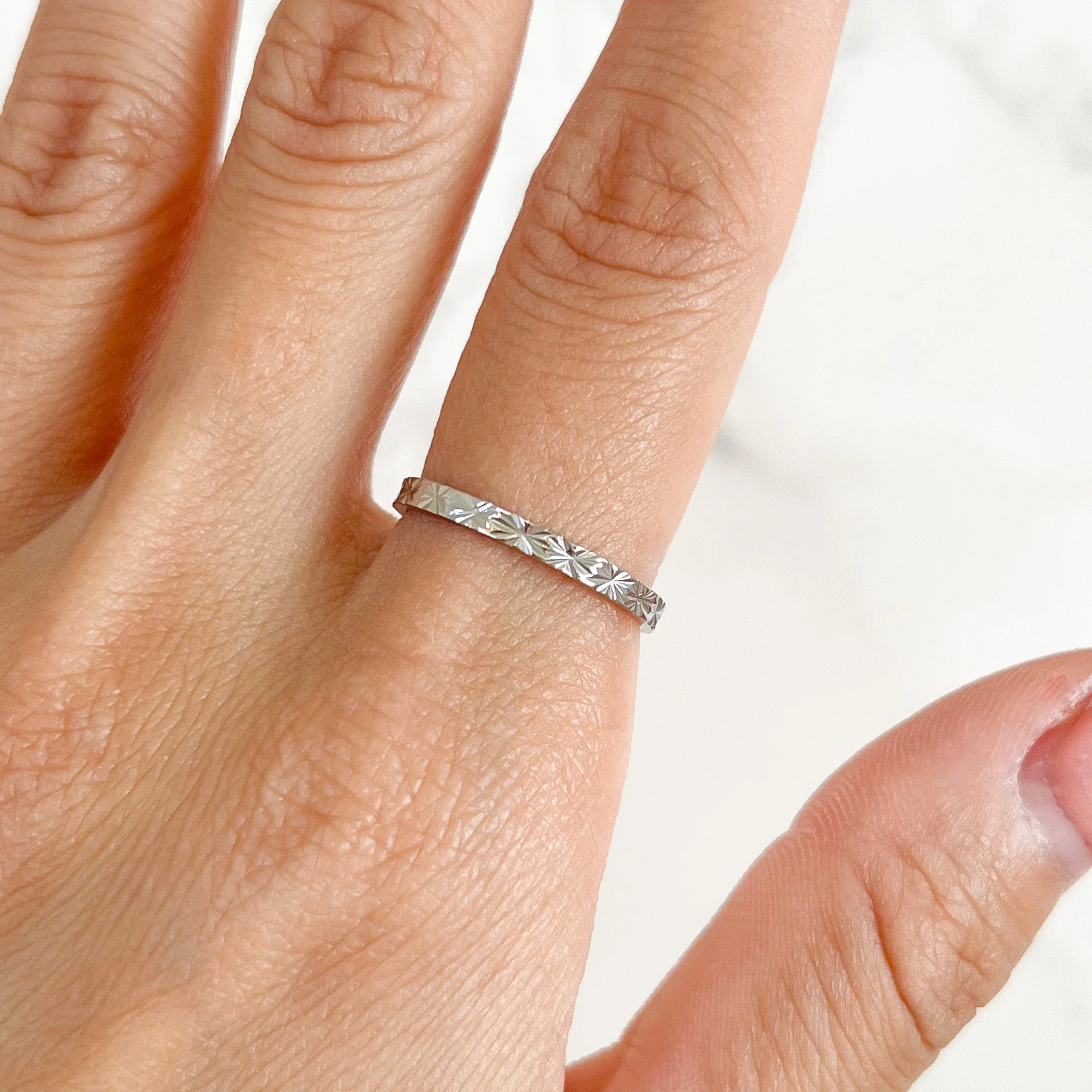 Sunburst Band Ring - Image 9