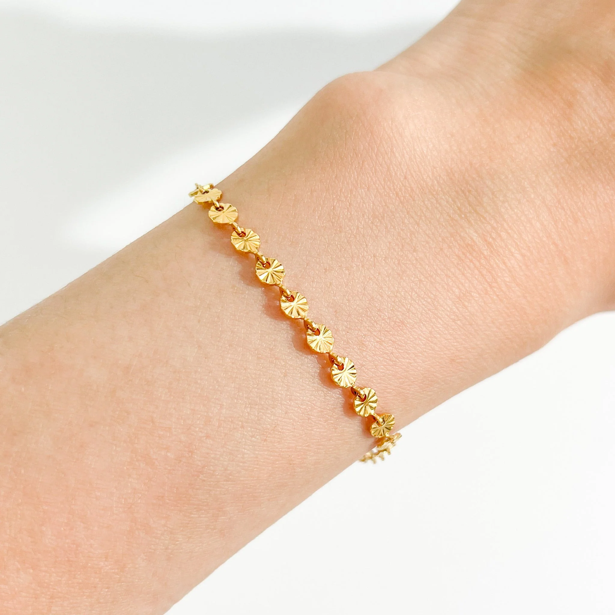 Sunburst Chain Bracelet - Image 3