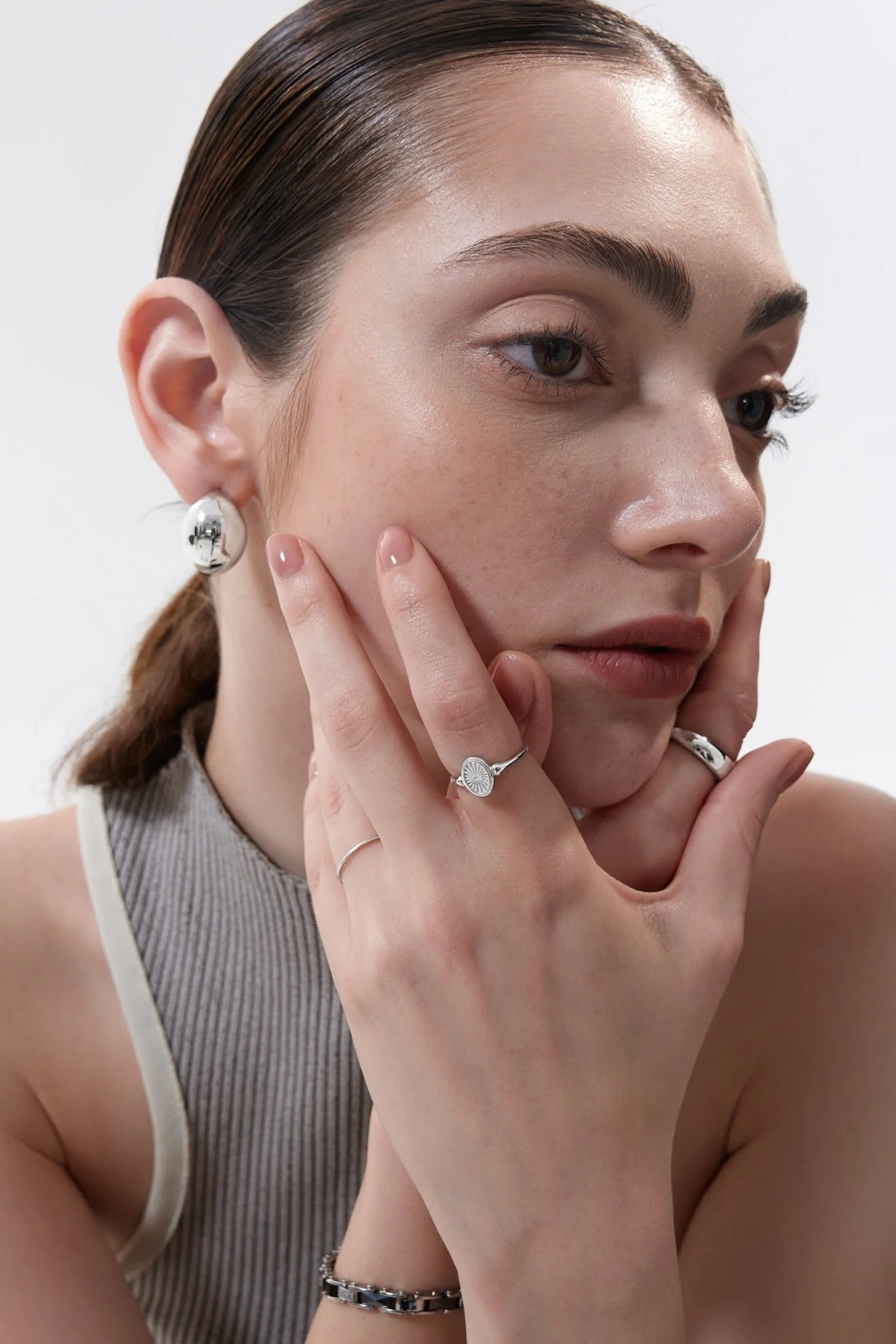 Sunburst Signet Ring (Greek Inspired Collection) - Image 3