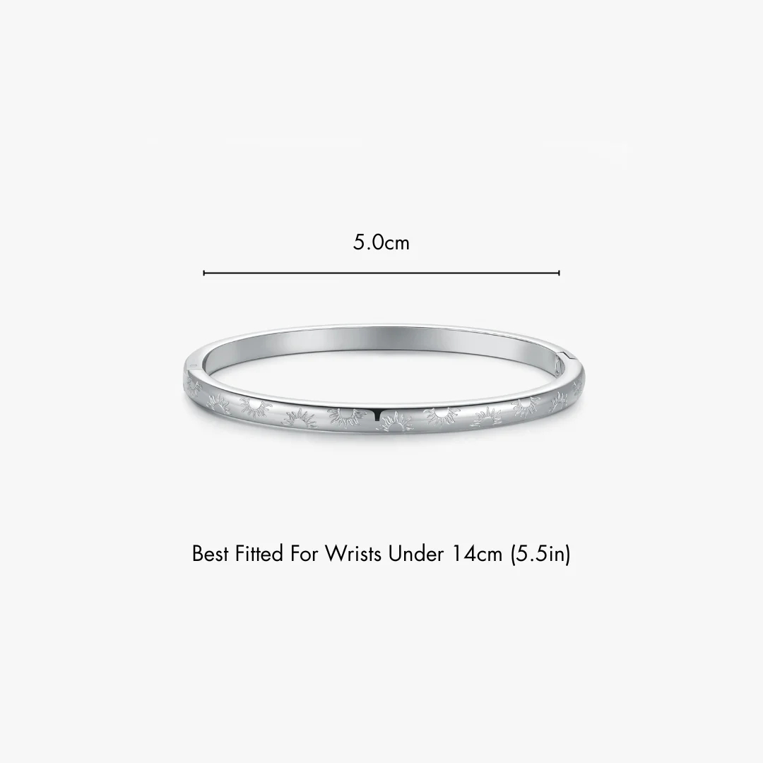 Sunlight Stacker Cuff Bangle Bracelet - Image 10