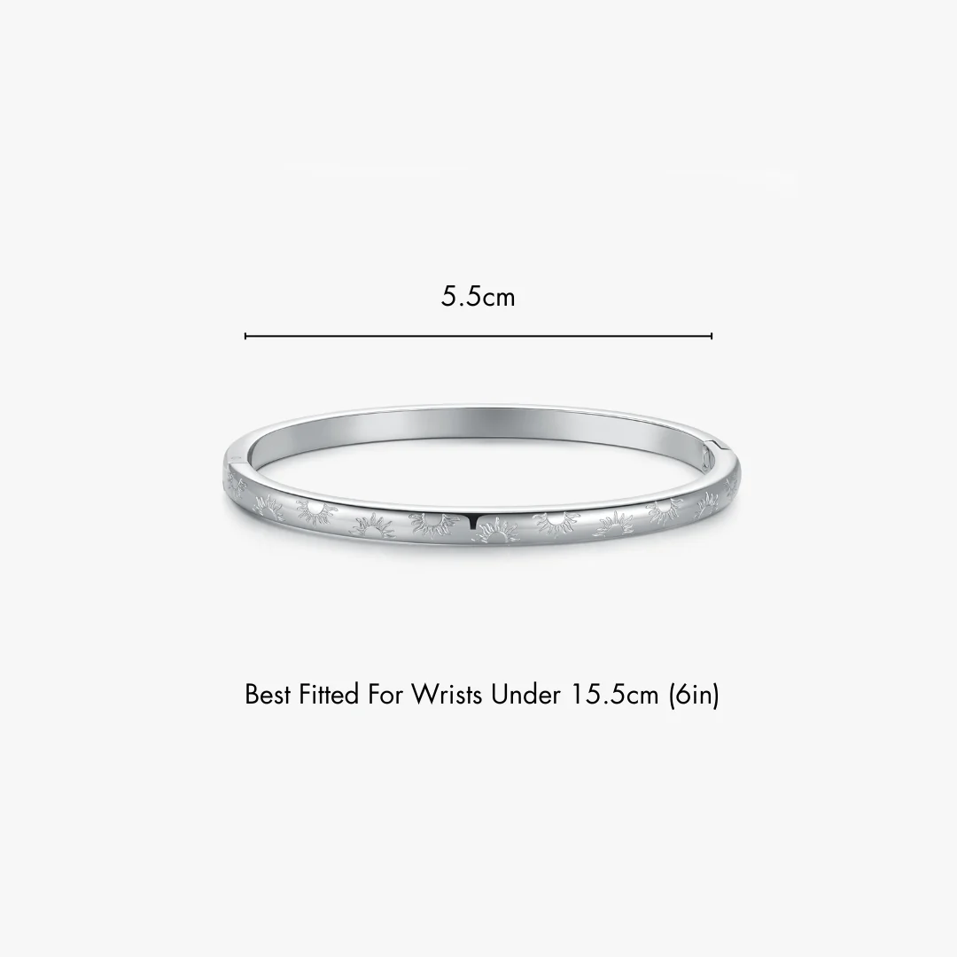 Sunlight Stacker Cuff Bangle Bracelet - Image 11