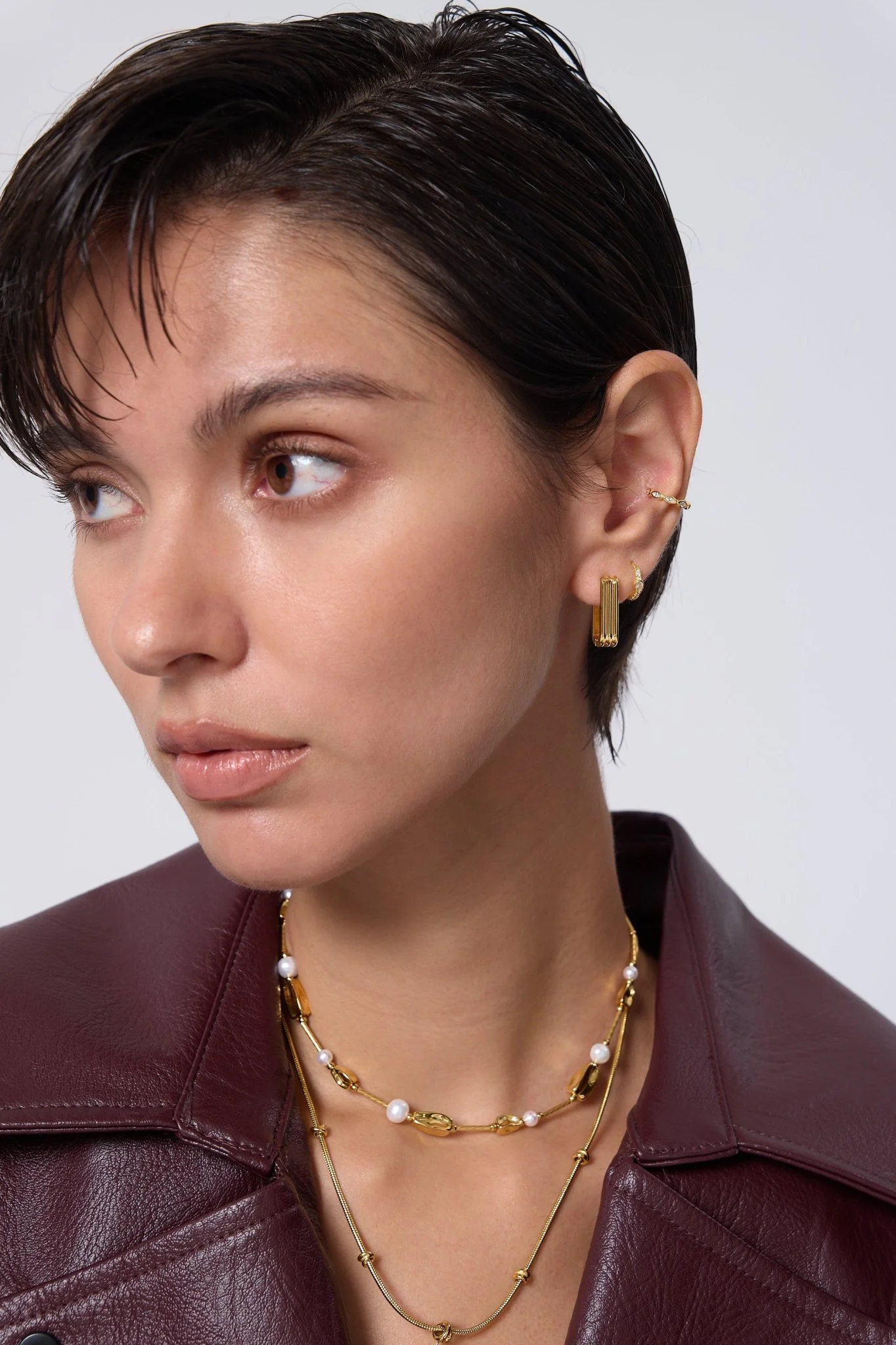 Milena Beaded Pearl Necklace - Image 7