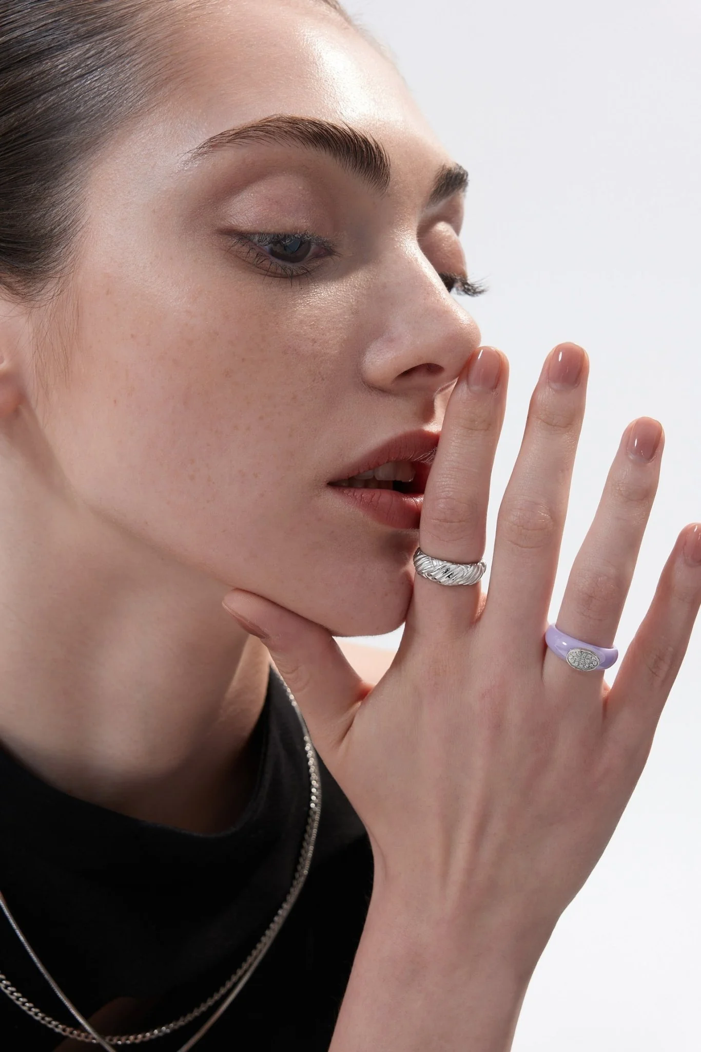 Textured Dome Ring (Greek Inspired Collection) - Image 3