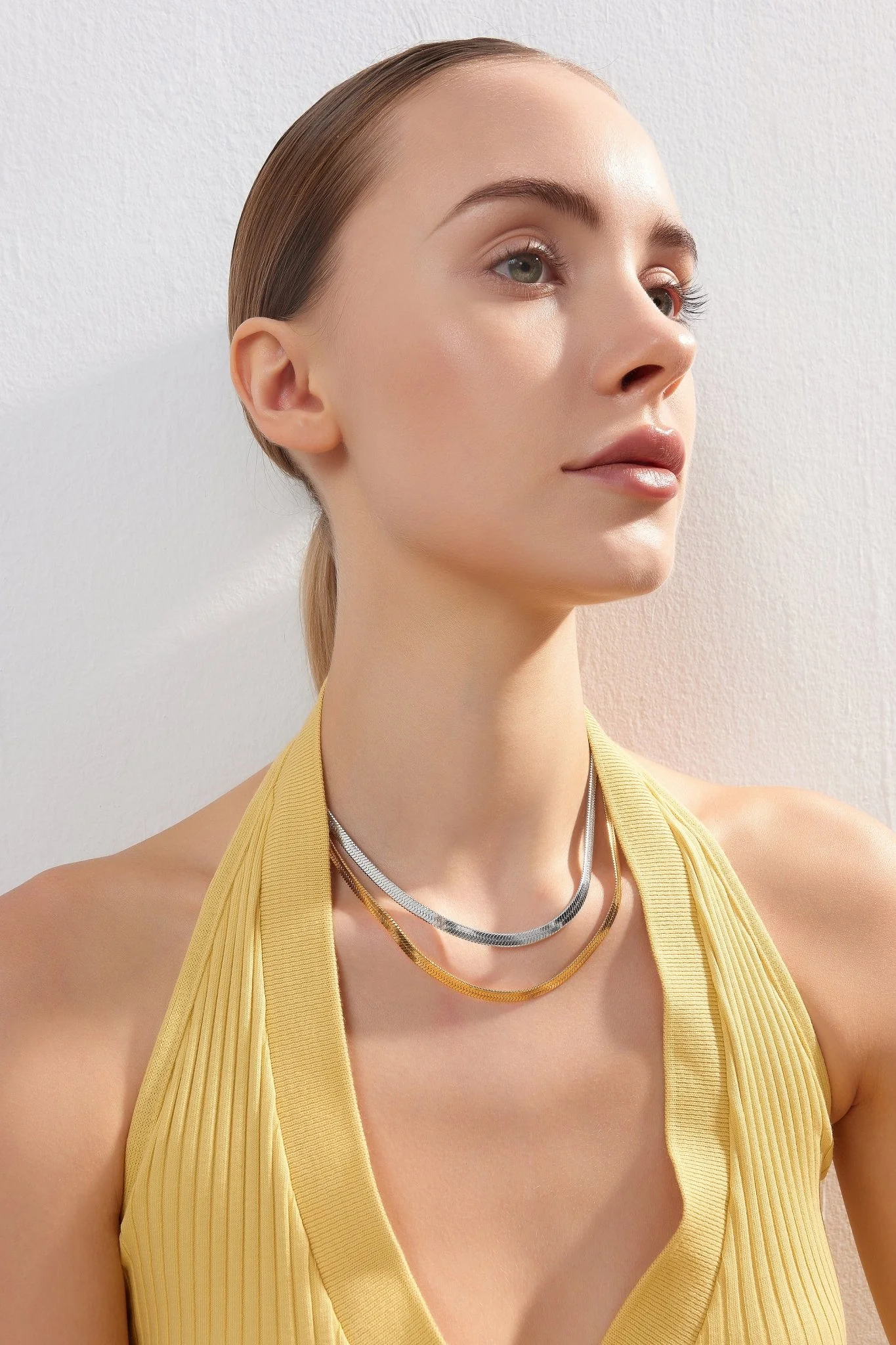 Thick Herringbone Necklace (Unisex) - Image 6