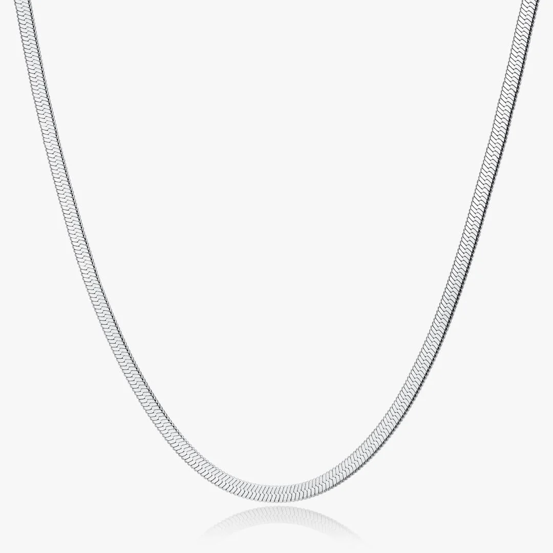 Thick Herringbone Necklace (Unisex) - Image 7