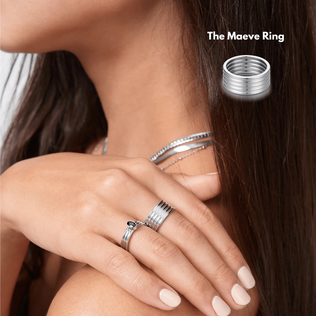 The Maeve Ribbed Ring - Image 3