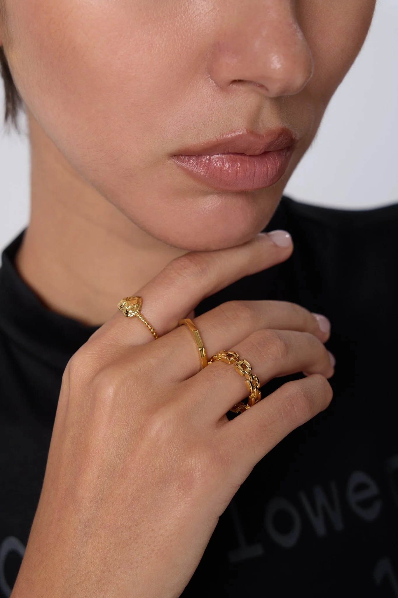 Kiri Adjustable Heart Ring - Image 3