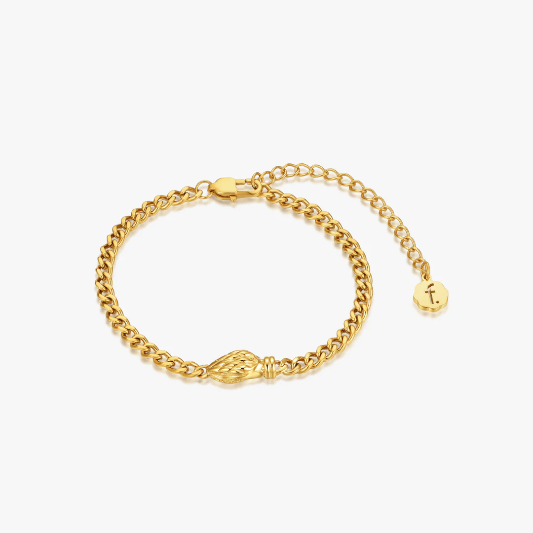 Thin Geometric Snake Head Bracelet - Image 6