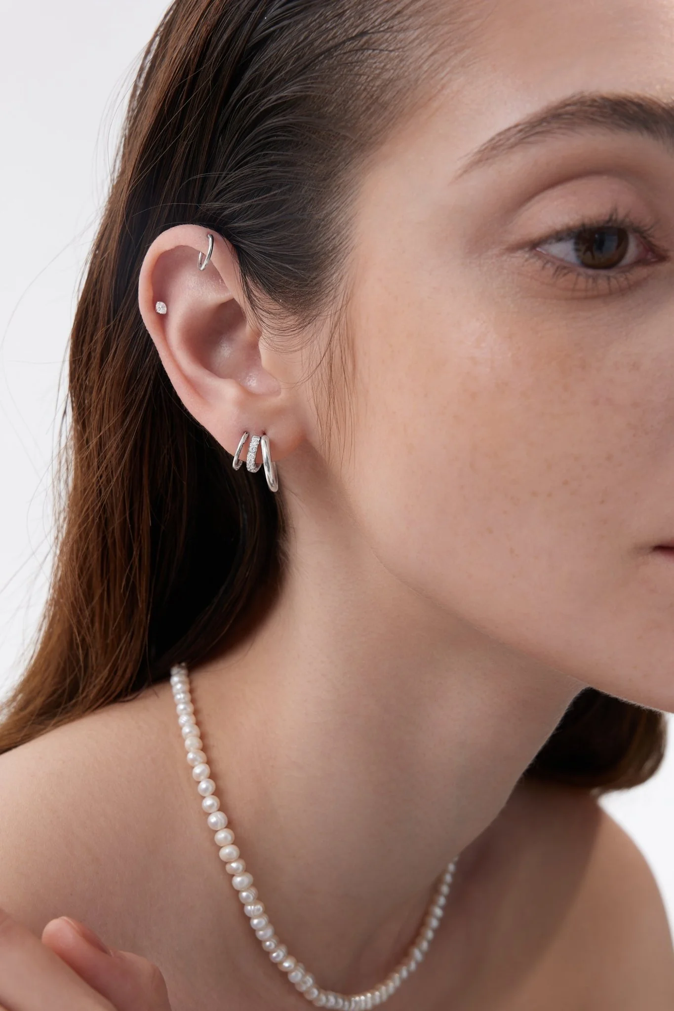 Titanium Clicker Hoops (Single) - Image 3